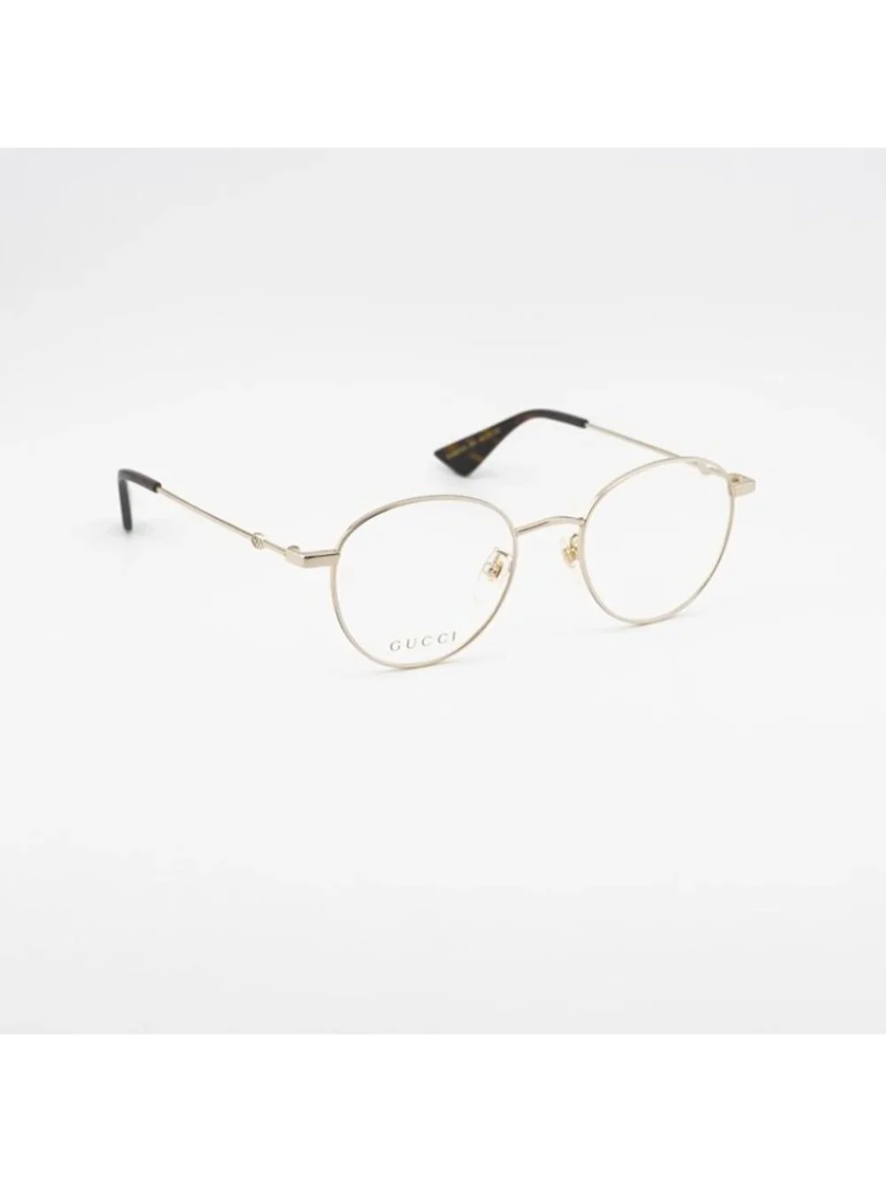 Gucci GG0607OK 001 Eyeglasses Gold 50mm Round Frame